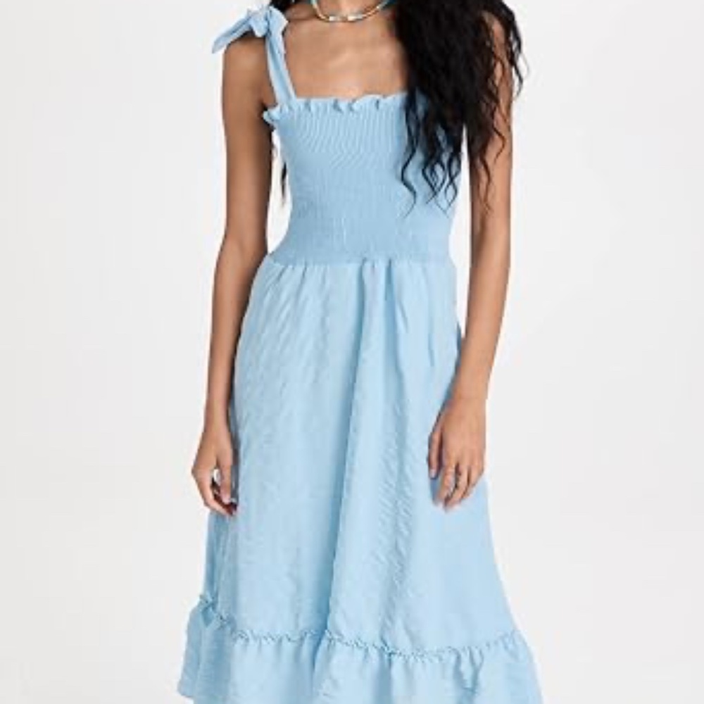 Peixoto Women's Eddie Dress, Blue Cotton Skies | Size L